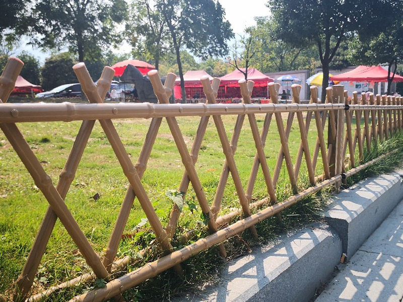 杭州富陽龍門鎮美麗鄉村仿竹籬笆
